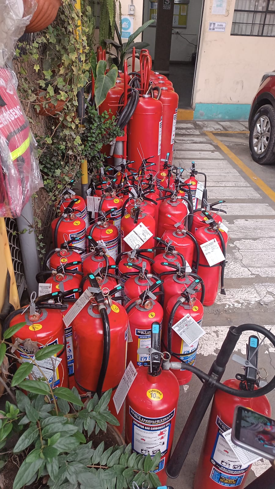 Extintores preparados