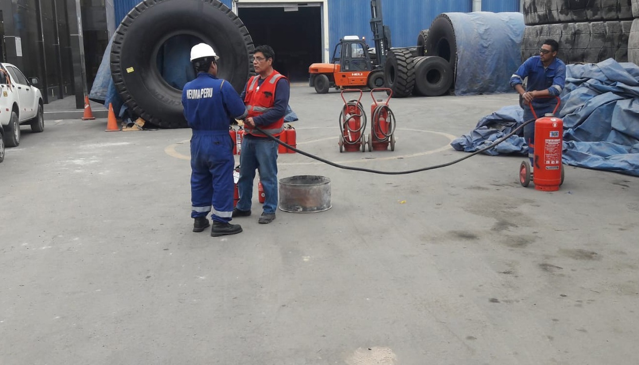 Capacitación de seguridad contra incendios
