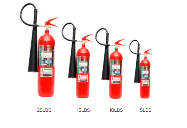 Extintores de gas carbónico